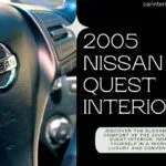 2005 Nissan Quest interior