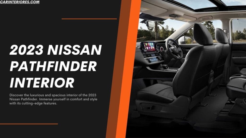 2023 Nissan Pathfinder Interior