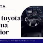 2023 toyota tacoma interior