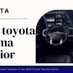 2023 toyota tacoma interior