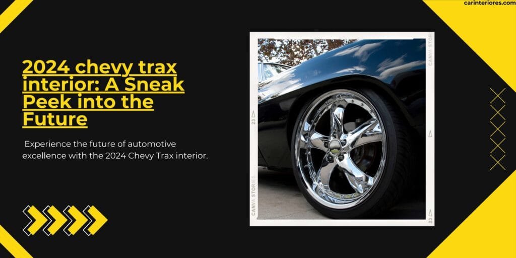 2024 Chevy Trax Interior