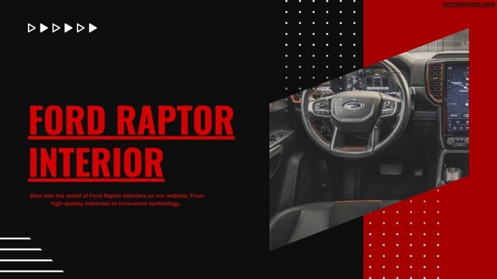 Ford Raptor interior