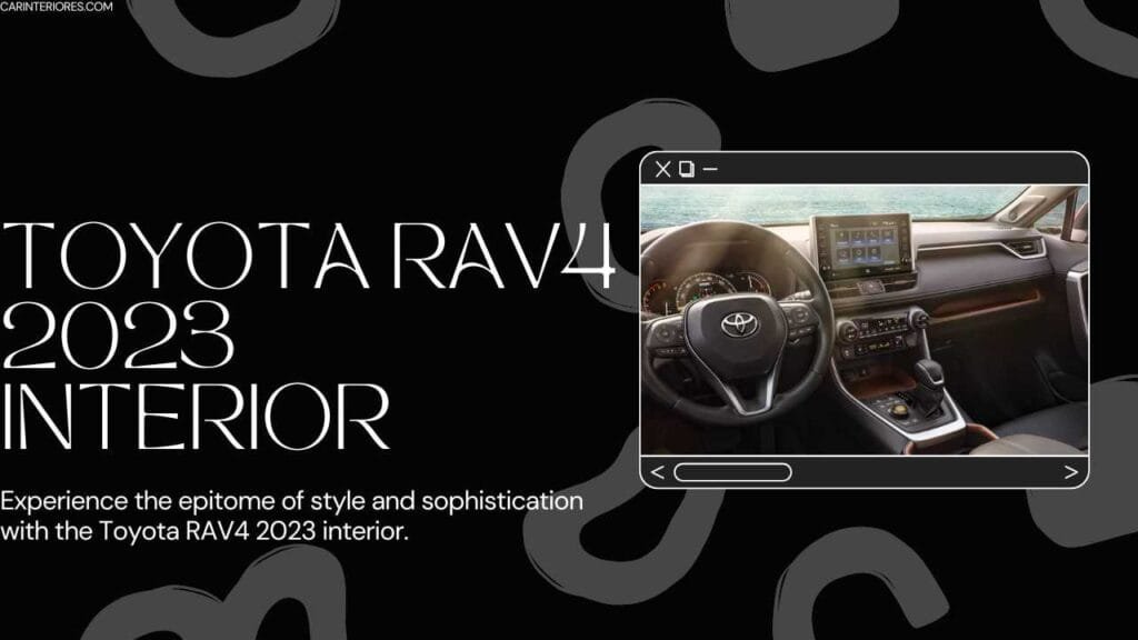 Toyota RAV4 2023 Interio