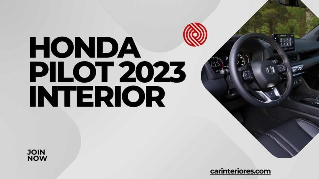 honda pilot 2023 interior