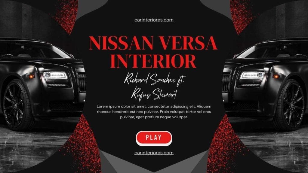 nissan versa interior