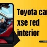 toyota camry xse red interior