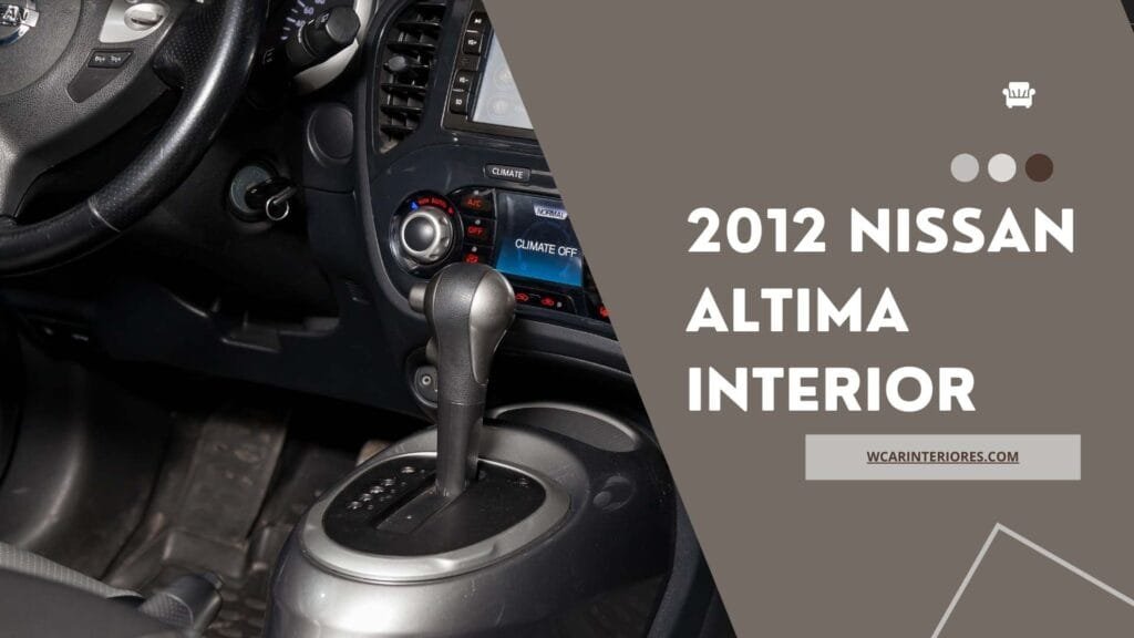 2012 nissan altima interior