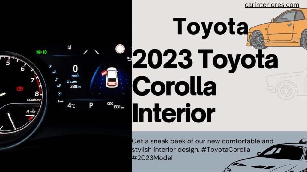2023 Toyota Corolla Interior