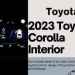 2023 Toyota Corolla Interior