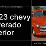 2023 chevy silverado interior