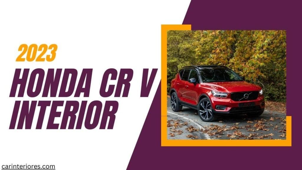 2023Honda CR V Interior