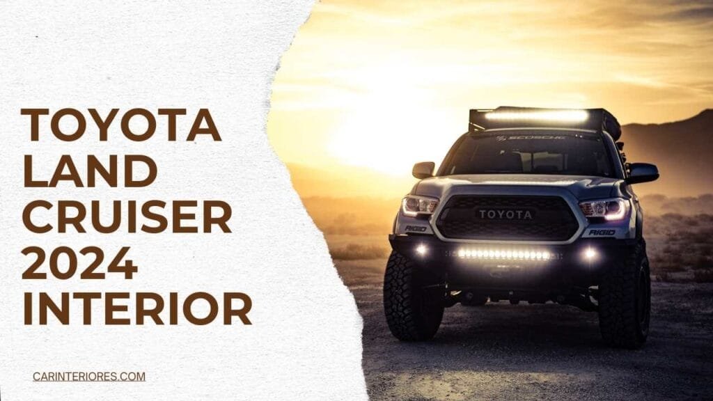 Toyota Land Cruiser 2024 interior