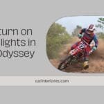 How to turn on interior lights in Honda Odyssey 2023