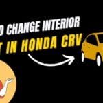 how to change interior light in Honda CRV