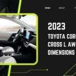 2023 Toyota Corolla Cross L AWD Interior Dimensions
